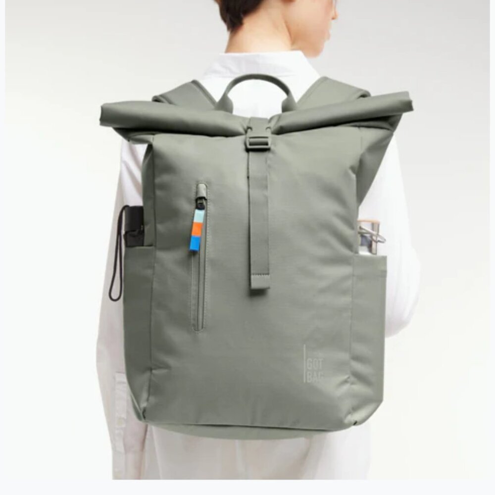 Got Bag Roll Top Easy Backpack in Sage